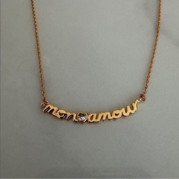 kate spade Jewelry - Kate Spade Gold Mon Amour Necklace